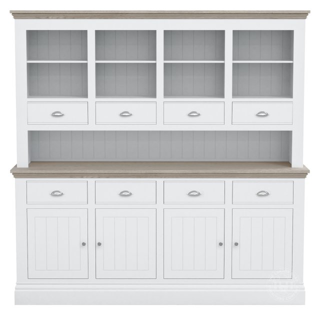 Atlantic Large Dresser with Open Shelves &amp; Drawers