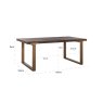 Cromford Mill Brushed Gold Dining Table