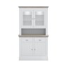 Atlantic Small Dresser with Glazed Doors &amp; Shelves