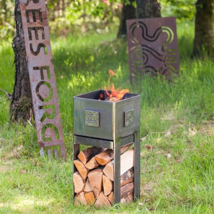 Garden Fire Box - Tall