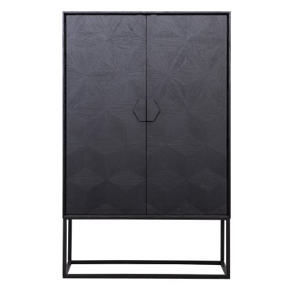 Blax Black 2 Door Wall Cabinet