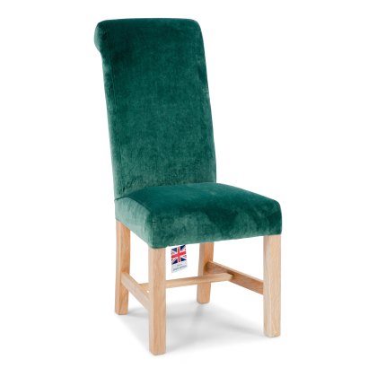 Roll Back Dining Chair