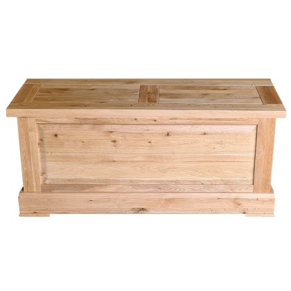 Reims Oak Blanket Box