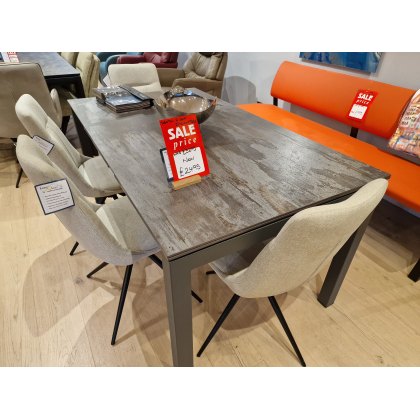 Ceramic extending dining table
