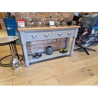 Painted console table