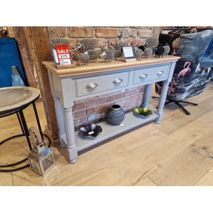 Painted console table