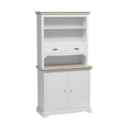 Willow Small Dresser with Open Shelves & 2 Drawers
