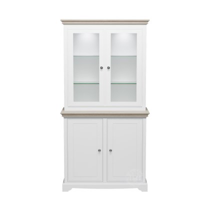 Willow Small Dresser with Full Glazed Door & Shelves Willow Small Dresser with Full Glazed Door & Shelves