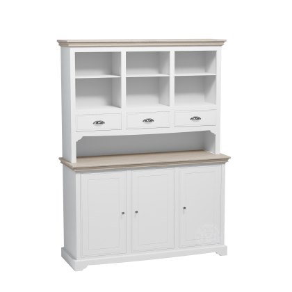 Willow Medium Dresser with Open Shelves & 3 Drawers