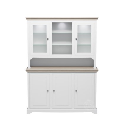 Willow Medium Dresser with Glazed Door & Shelves Willow Medium Dresser with Glazed Door & Shelves