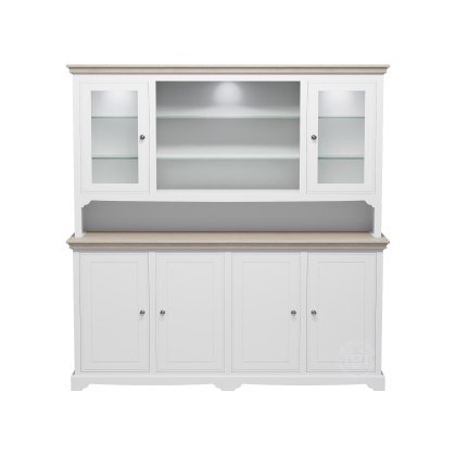 Willow Large Dresser with Glazed Doors & Shelves Willow Large Dresser with Glazed Doors & Shelves