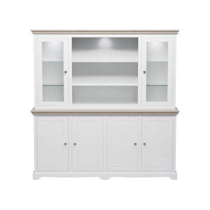 Willow Large Dresser with Full Glazed Door & Shelves Willow Large Dresser with Full Glazed Door & Shelves