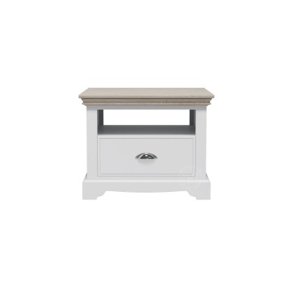 Willow Small Storage Coffee Table with Open Shelf & 2 Drawers Willow Small Storage Coffee Table with Open Shelf & 2 Drawers