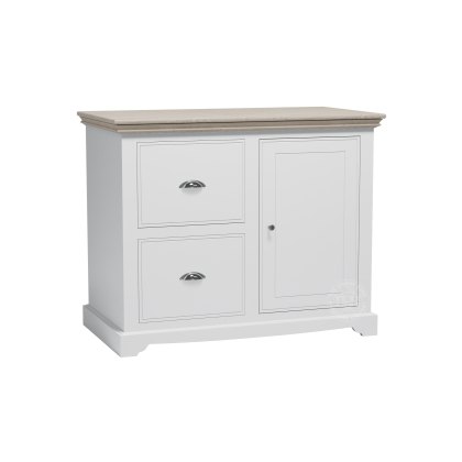 Willow 2 Drawer 1 Door Filing Cabinet