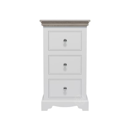 Willow 3 Drawer Bedside