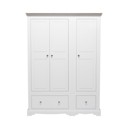 Willow 3 Door Small Wardrobe (Optional Drawers)