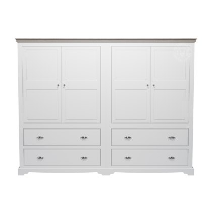 Willow 4 Door Large Wardrobe
