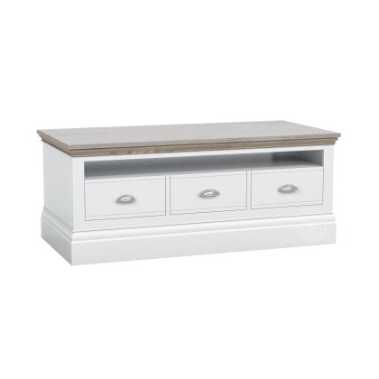 Atlantic 6 Drawer Large Open Coffee Table Chest