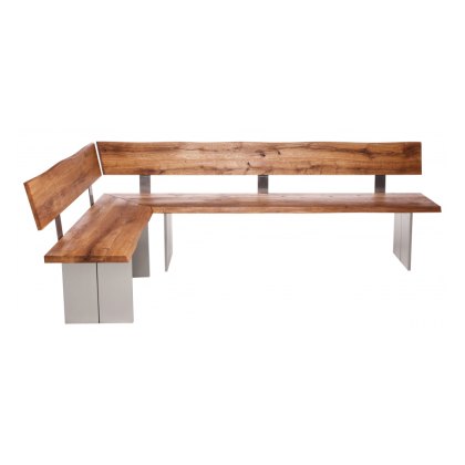 Thor Oak Corner Bench