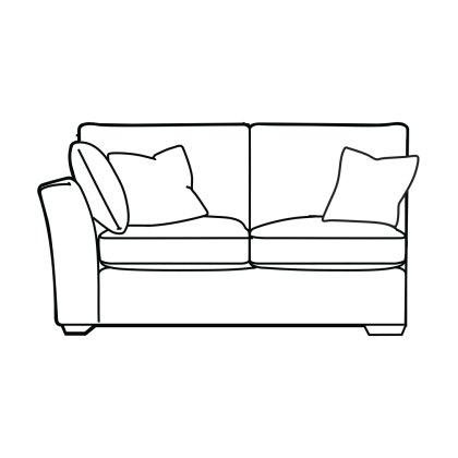 Madison Compact 2 Seater 1 Arm Sofa
