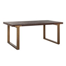 Cromford Mill Brushed Gold Dining Table Cromford Mill Brushed Gold Dining Table