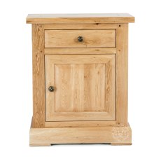 Reims 1 Drawer 1 Door Oak Cupboard Reims 1 Drawer 1 Door Oak Cupboard