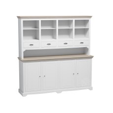 Willow Large Dresser with Open Shelves & Drawers