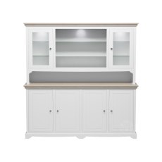Willow Large Dresser with Glazed Doors & Shelves Willow Large Dresser with Glazed Doors & Shelves