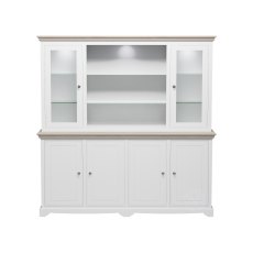 Willow Large Dresser with Full Glazed Door & Shelves Willow Large Dresser with Full Glazed Door & Shelves