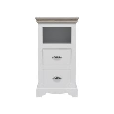 Willow 2 Drawer Open Shelf Bedside Willow 2 Drawer Open Shelf Bedside