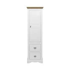 Willow 1 Door Narrow Wardrobe with 2 Drawers Willow 1 Door Narrow Wardrobe with 2 Drawers
