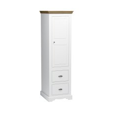 Willow 1 Door Narrow Wardrobe with 2 Drawers