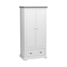 Willow 2 Door Small Wardrobe with 1 Drawer