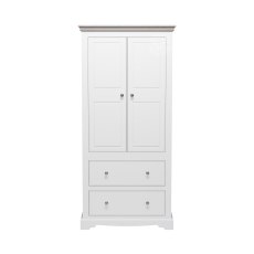 Willow 2 Door Small Wardrobe with 2 Drawers Willow 2 Door Small Wardrobe with 2 Drawers