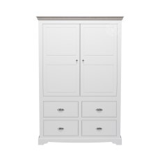 Willow 2 Door Large Wardrobe with 4 Drawers Willow 2 Door Large Wardrobe with 4 Drawers