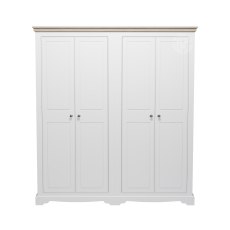 Willow 4 Door Small Wardrobe (Optional Drawers) Willow 4 Door Small Wardrobe (Optional Drawers)