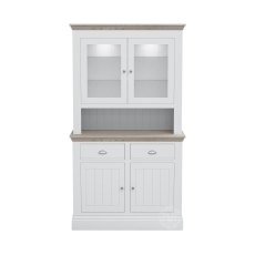 Atlantic Small Dresser with Glazed Doors & Shelves Atlantic Small Dresser with Glazed Doors & Shelves
