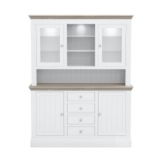 Atlantic Medium Dresser with Glazed Doors & Shelves Atlantic Medium Dresser with Glazed Doors & Shelves