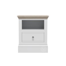 Atlantic 1 Drawer Open Shelf Bedside