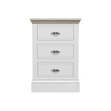 Atlantic 3 Drawer Bedside Atlantic 3 Drawer Bedside