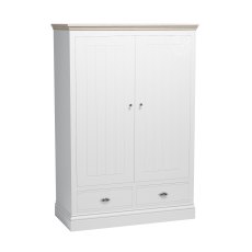 Atlantic 2 Door Wide Wardrobe With 2 Drawers