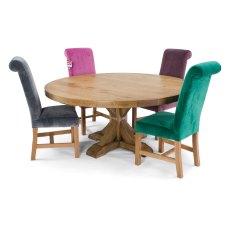 Bespoke Round Oak Dining Table