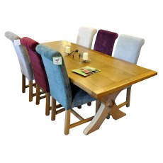 Three Plank Chateaux Oak Dining Table Three Plank Chateaux Oak Dining Table