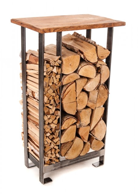 Log and Kindling Table - Vertical