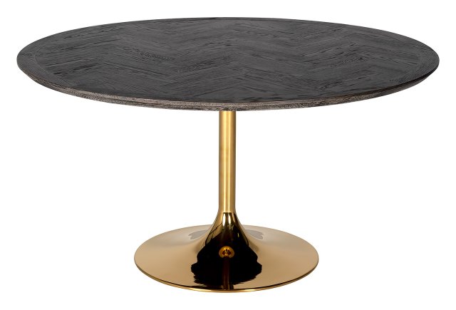 Blackbone Gold ?140cm Round Dining Table
