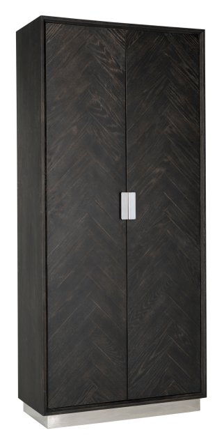 Blackbone Silver 2 Door High Wall Cabinet