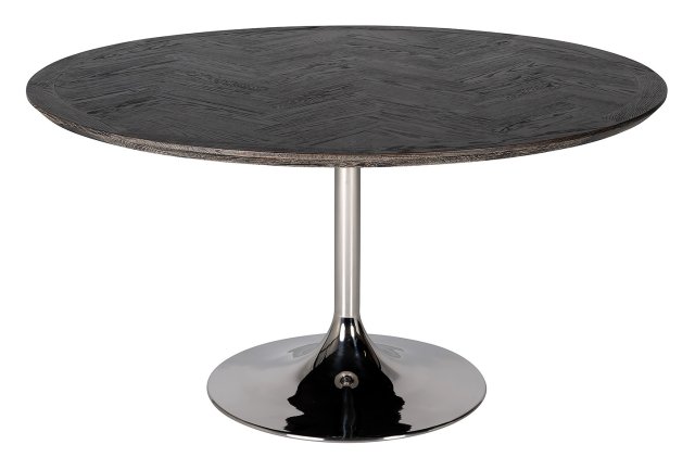 Blackbone Silver ?140cm Round Dining Table