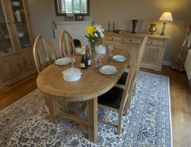 Reims Oval Extending Dining Table