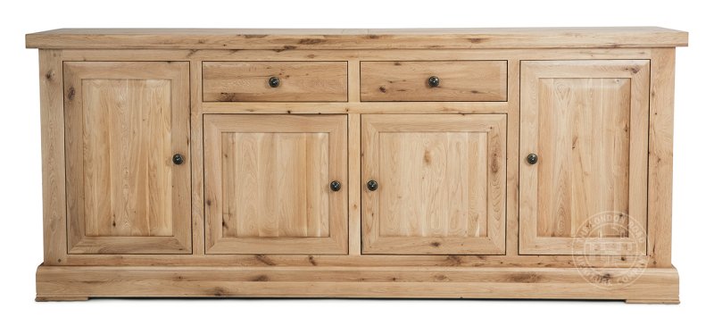 London Road Reims 4 Door Oak Sideboard