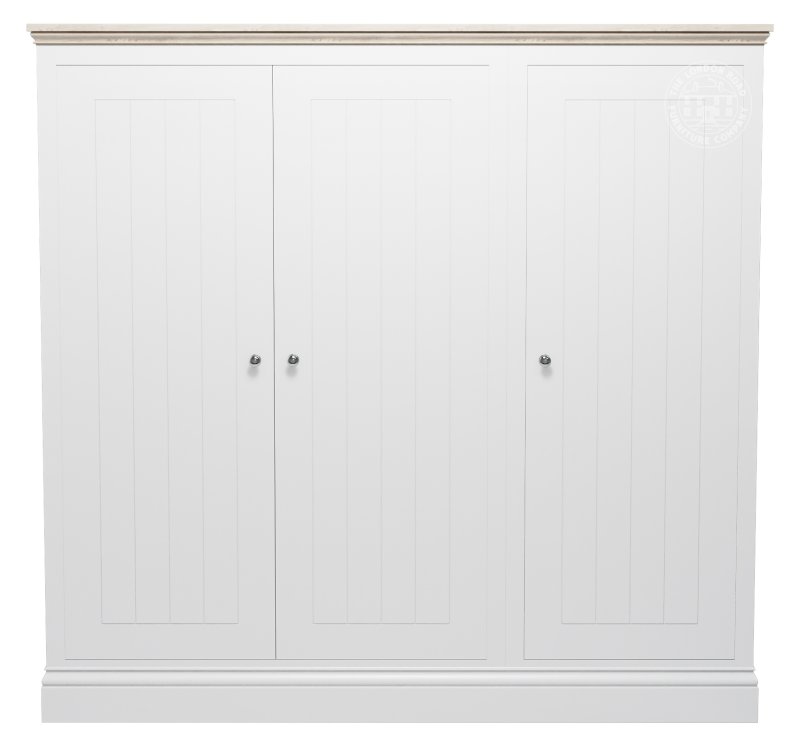 London Road Atlantic 3 Door Wide Wardrobe